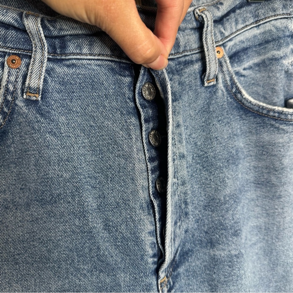 Citizens of Humanity Jolene High Rise Jeans Slim Straight Premium Denim - Picture 5 of 14